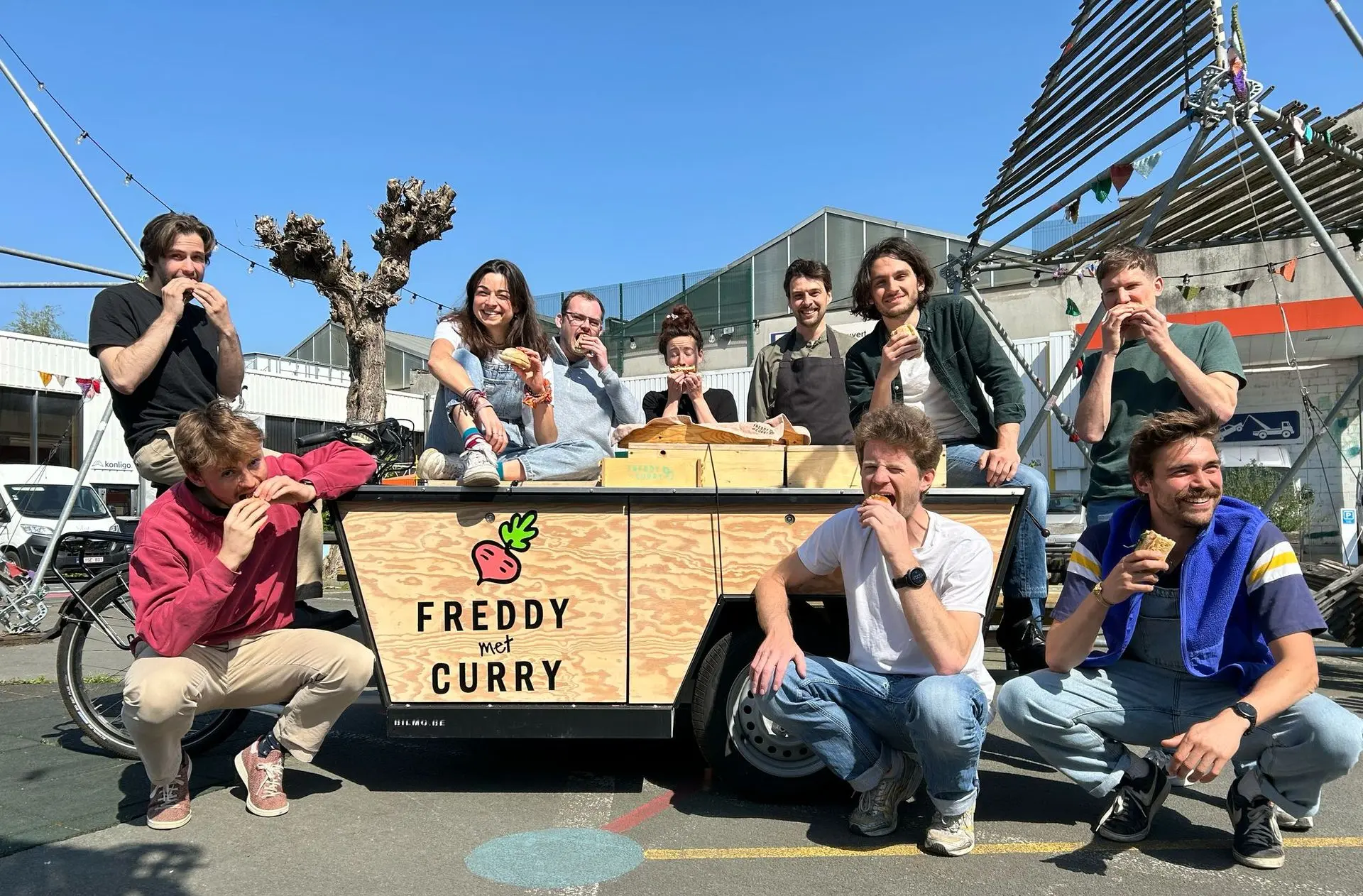 L'équipe Freddy met Curry